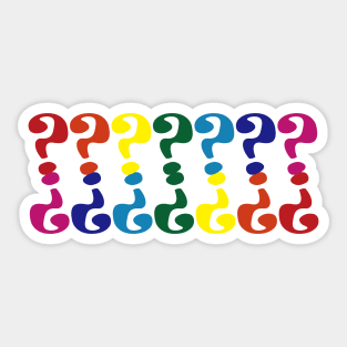 Question Rainbow Sticker